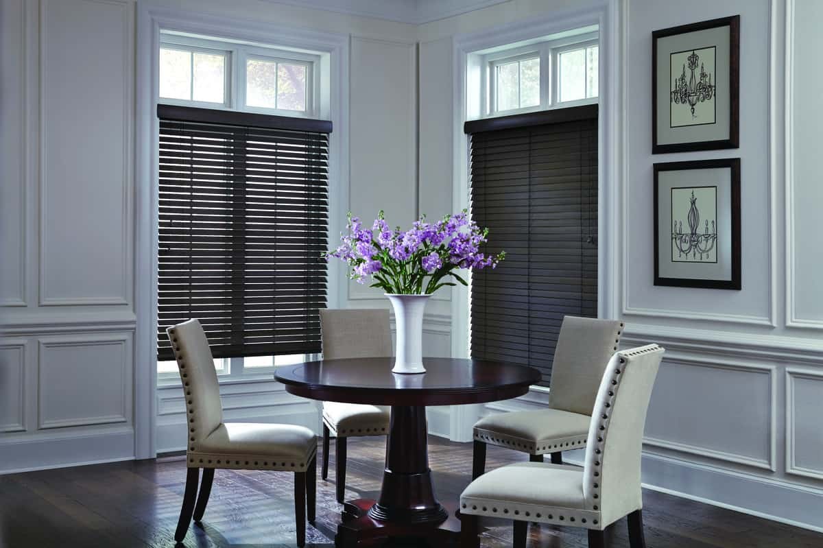 Parkland® Wood Blinds near San Carlos, California (CA) with genuine wood slats, gorgeous colors, and more.