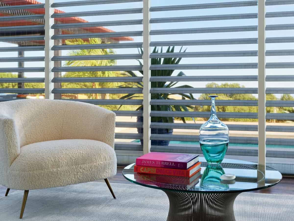 Hunter Douglas Pirouette® Window Shadings, zebra shades, sheer shades near San Carlos, California (CA).