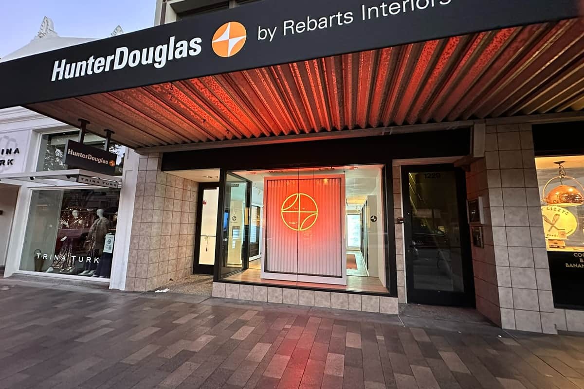 Grand Opening of Burlingame Ave Location, Hunter Douglas window treatments near San Carlos, California (CA)