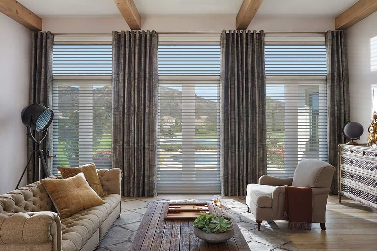 Personalizing your home's decor, Hunter Douglas Silhouette® Sheer Shades near San Carlos, California (CA)