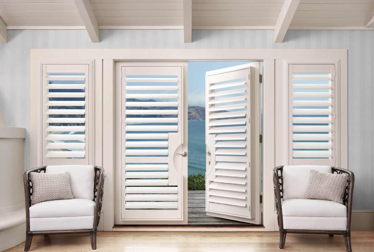 Hunter Douglas Palm Beach™ Polysatin™ Vinyl Shutters near Burlingame, California (CA)