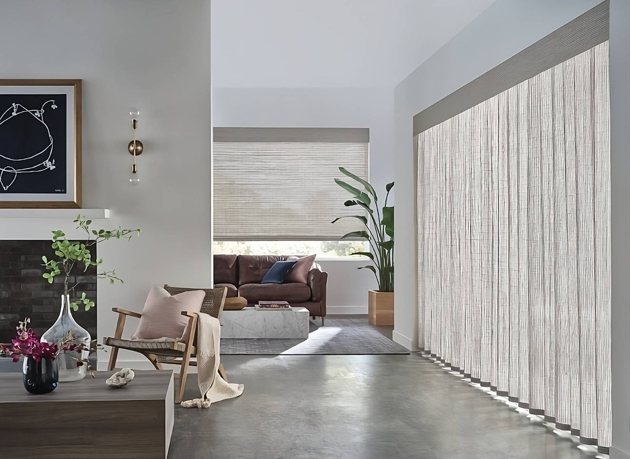 Hunter Douglas Provenance® Woven Wood Shades with PowerView® Automation near Burlingame, California (CA) 