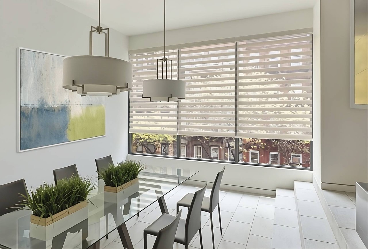  Hunter Douglas Designer Banded Shades near Burlingame, Los Altos, San Carlos, and Menlo Park, California (CA)